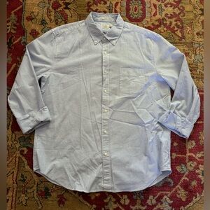 J Crew Broken In Oxford University Stripe - Regular Size XL